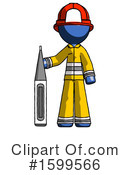 Blue Design Mascot Clipart #1599566 by Leo Blanchette