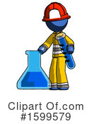 Blue Design Mascot Clipart #1599579 by Leo Blanchette
