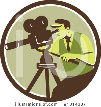 Cameraman Clipart #1314337 by patrimonio