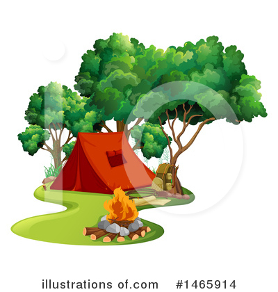 Camp Fire Clipart #1163639 - Illustration by Graphics RF