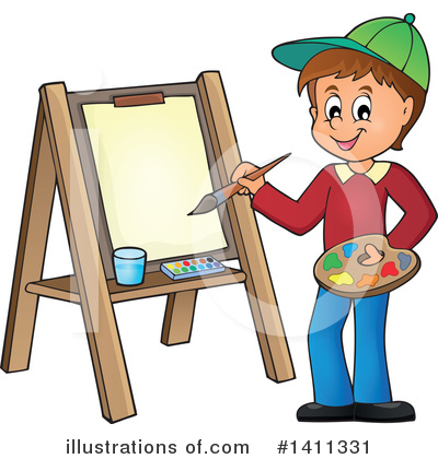 Painting Clipart #231342 - Illustration by visekart