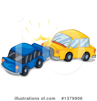 Car Accident Clipart #1044259 - Illustration by toonaday