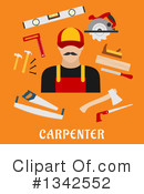 Carpenter Clipart #1342552 by Vector Tradition SM