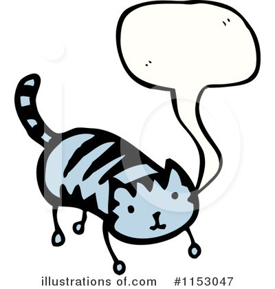 Royalty-Free (RF) Cat Clipart Illustration by lineartestpilot - Stock Sample #1153047