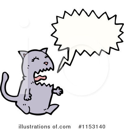 Royalty-Free (RF) Cat Clipart Illustration by lineartestpilot - Stock Sample #1153140