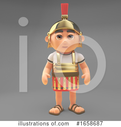 Centurion Soldier Clipart #1658680 - Illustration by Steve Young