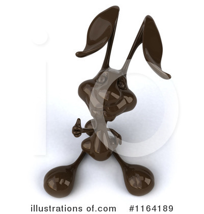 Chocolate Easter Bunny Clipart #1164191 - Illustration by Julos