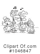 Christmas Carols Clipart #1046847 by toonaday
