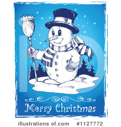 Merry Christmas Clipart #1081652 - Illustration by visekart