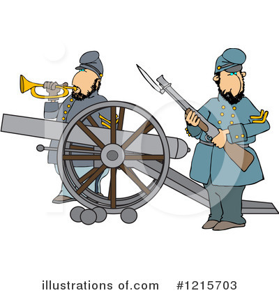 Civil War Clipart #1215703 - Illustration by djart