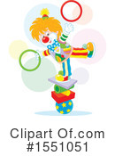 Clown Clipart #1551051 by Alex Bannykh
