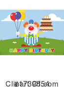 Clown Clipart #1739854 by Hit Toon
