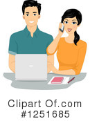 Couple Clipart #1251685 by BNP Design Studio