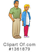 Couple Clipart #1361879 by Clip Art Mascots