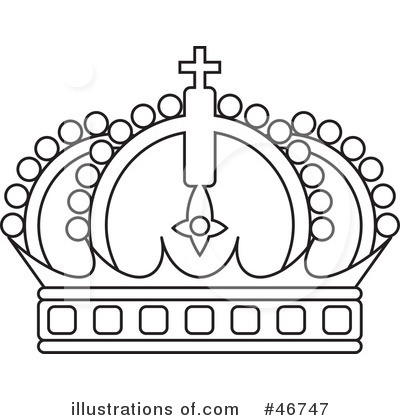 Crown Clipart #46747 - Illustration by dero