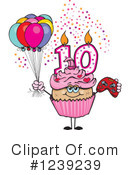 Cupcake Clipart #1239239 by Dennis Holmes Designs