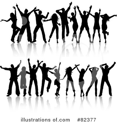 Dancing Clipart #82377 - Illustration by KJ Pargeter