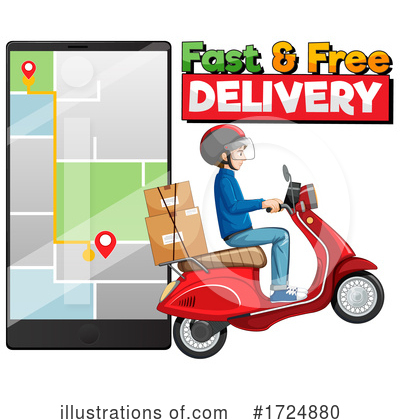 Delivery Clipart #1724886 - Illustration by Graphics RF
