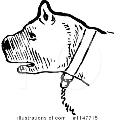 Royalty-Free (RF) Dog Clipart Illustration by Prawny Vintage - Stock Sample #1147715