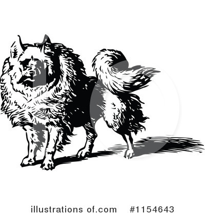 Royalty-Free (RF) Dog Clipart Illustration by Prawny Vintage - Stock Sample #1154643