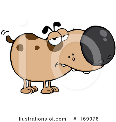 Royalty-Free (RF) Dog Clipart Illustration by Hit Toon - Stock Sample #1169078