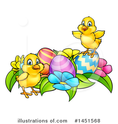 Easter Chick Clipart #94711 - Illustration by peachidesigns