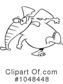 Elephant Clipart #1048448 by toonaday