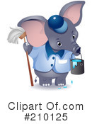 Elephant Clipart #210125 by BNP Design Studio