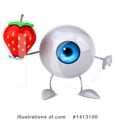 Eyeball Character Clipart #1413100 - Illustration by Julos