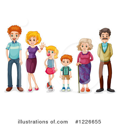 Family Clipart #1226655 - Illustration by Graphics RF