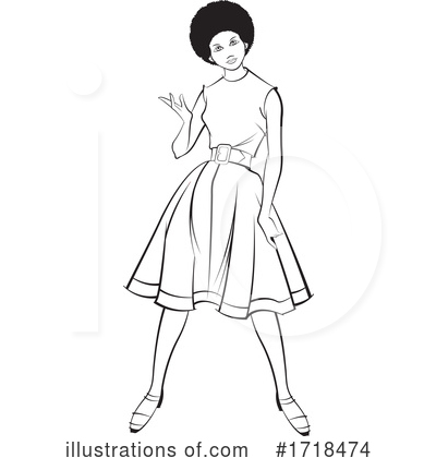 Fashion Clipart #1239082 - Illustration by Lal Perera