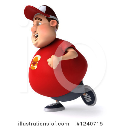 fat man clipart 1240715 illustration by julos