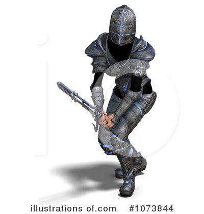 Female Knight Clipart #1073854 - Illustration by Ralf61