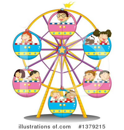 Clipart Ferris Wheel Cartoon - img-Abedabun