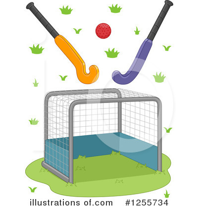 Clipart of a Blond White Field Hockey Player Boy in Action - Royalty Free  Vector Illustration by BNP Design Studio #1271781