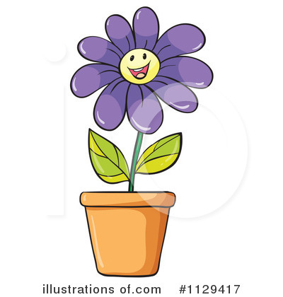 Flower Clipart #1129417 - Illustration by Graphics RF