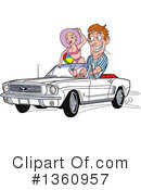 Ford Mustang Clipart #1360957 by LaffToon
