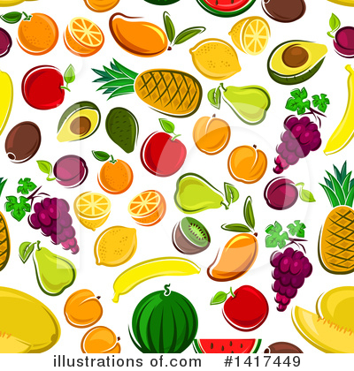 Royalty-Free (RF) Fruit Clipart Illustration by Vector Tradition SM - Stock Sample #1417449