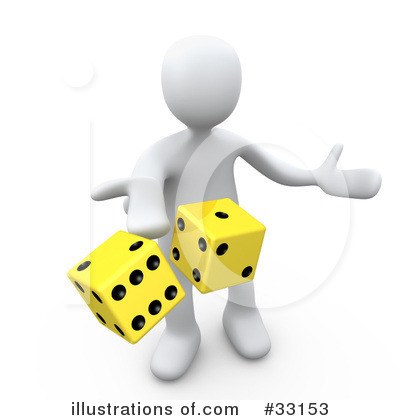 Gambling Clipart #92844 - Illustration by 3poD