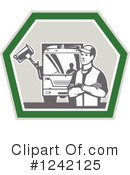 Garbage Man Clipart #1242125 by patrimonio