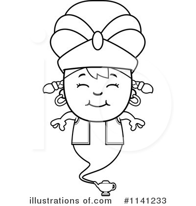 Royalty-Free (RF) Genie Clipart Illustration by Cory Thoman - Stock Sample #1141233