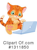 Ginger Cat Clipart #1311850 by Pushkin