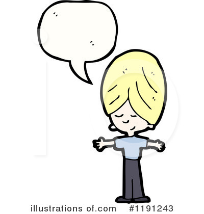 Royalty-Free (RF) Girl Clipart Illustration by lineartestpilot - Stock Sample #1191243