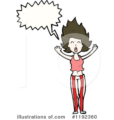 Royalty-Free (RF) Girl Clipart Illustration by lineartestpilot - Stock Sample #1192360