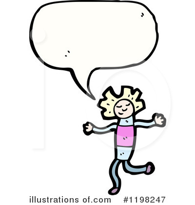 Royalty-Free (RF) Girl Clipart Illustration by lineartestpilot - Stock Sample #1198247