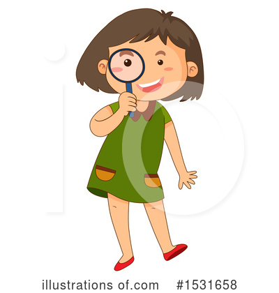 Magnifying Glass Clipart #1644395 - Illustration by Johnny Sajem