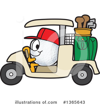 Golf Ball Clipart #9312 - Illustration by Toons4Biz