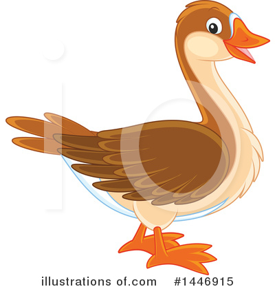 Goose Clipart #31173 - Illustration by Alex Bannykh