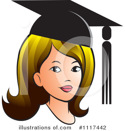 Graduate Clipart #1117442 - Illustration by Lal Perera