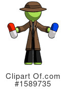 Green Design Mascot Clipart #1589735 by Leo Blanchette